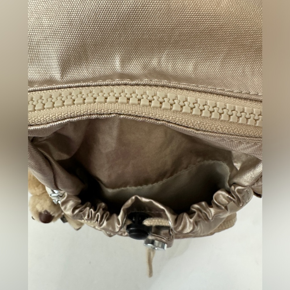 Kipling Ravier Medium Backpack Sparkle Gold - Picture 4 of 7